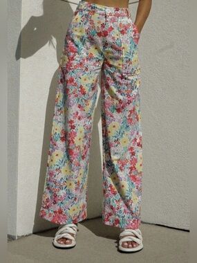 YLLW MIDSUMMER TROUSER FRENCH FLORAL Women’s Size Small